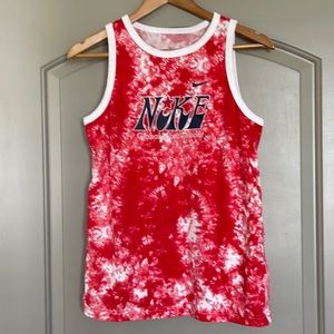 3 for $18 Boys Nike basketball tank in retro tie die size XL